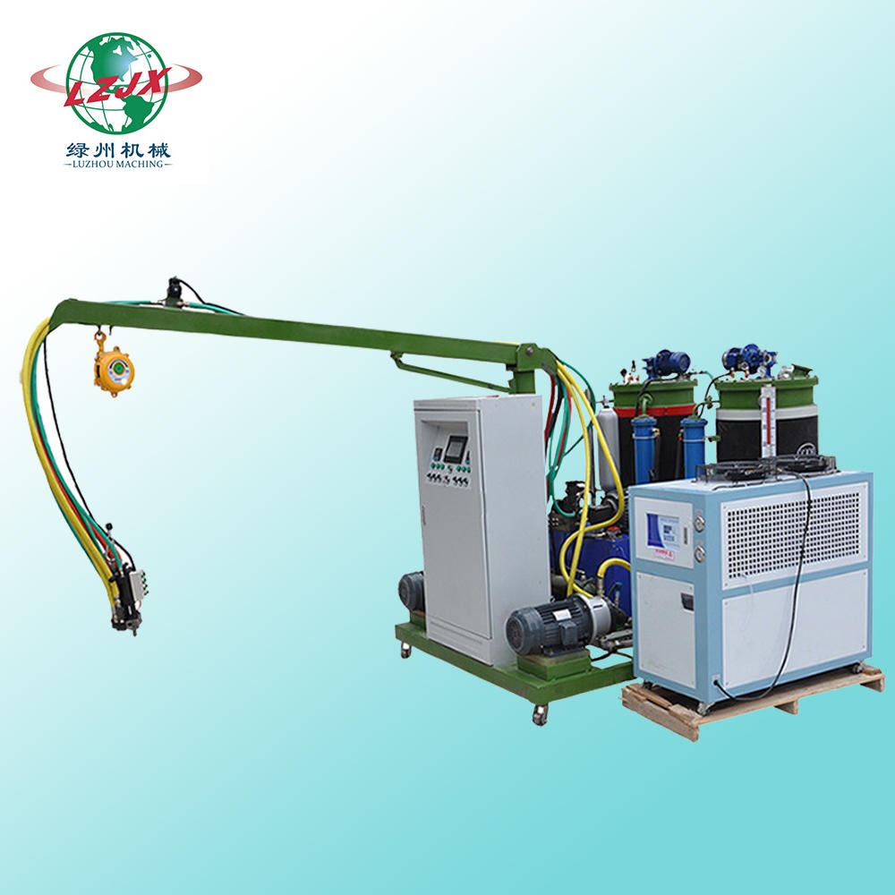 生产聚氨酯发泡产品的机械 PU高低压浇注机 广东绿州