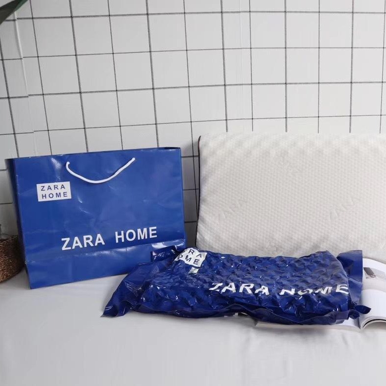 花奴zara乳胶枕头Z牌爆款西班牙狼牙款高低枕头枕芯含包装西班牙乳胶枕