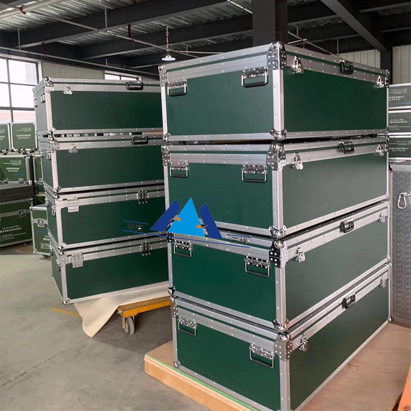 军绿色铝合金箱 大批量生产铝合金箱 铝合金箱生产厂家 军绿色转运箱