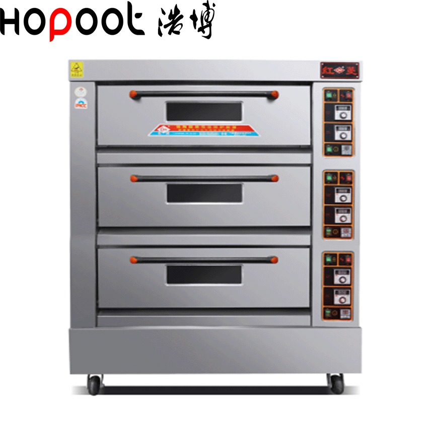红菱三层六盘电烤箱 XYF-3KA-T三层六盘电烤箱 商用三层六盘电烤箱 工厂直销全国联保