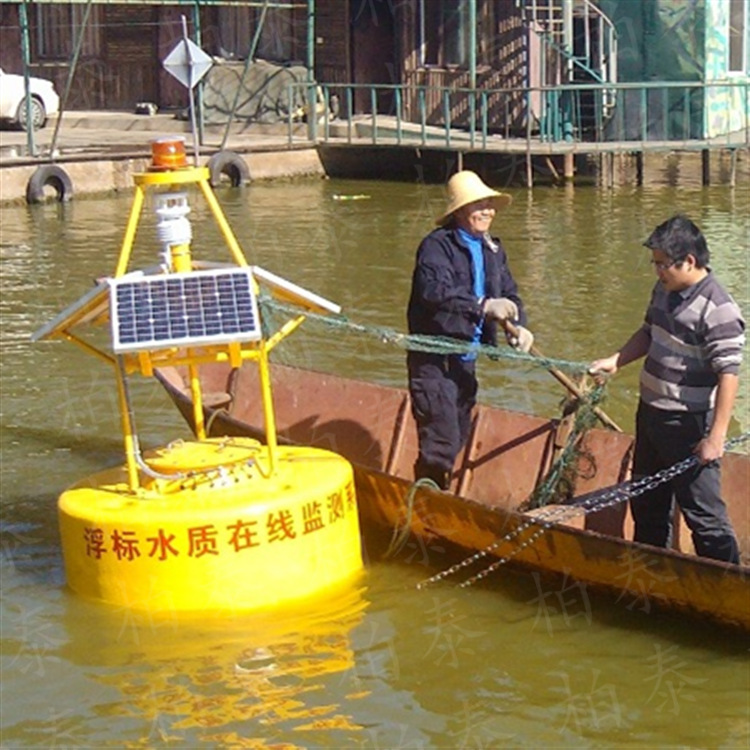 生态湖水质监测浮标 北京湿地公园水质检测浮标示例图1