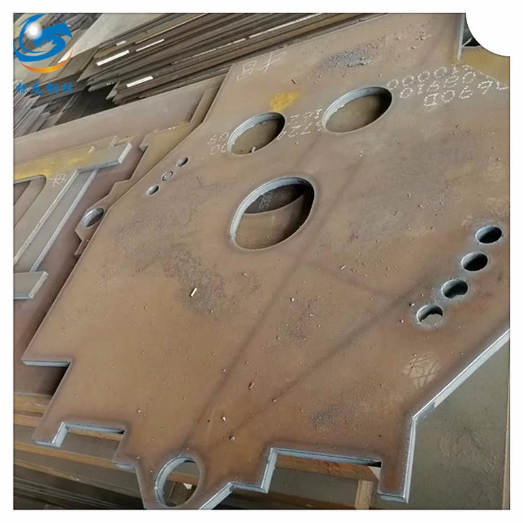 低合金钢板Q345B按图切割异形件特厚板数控火焰切割下料