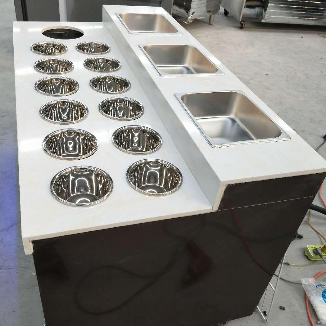 哈尔滨调料台  不锈钢调料台  消毒柜调料台 未来雪冷柜WLX-TLT23图片