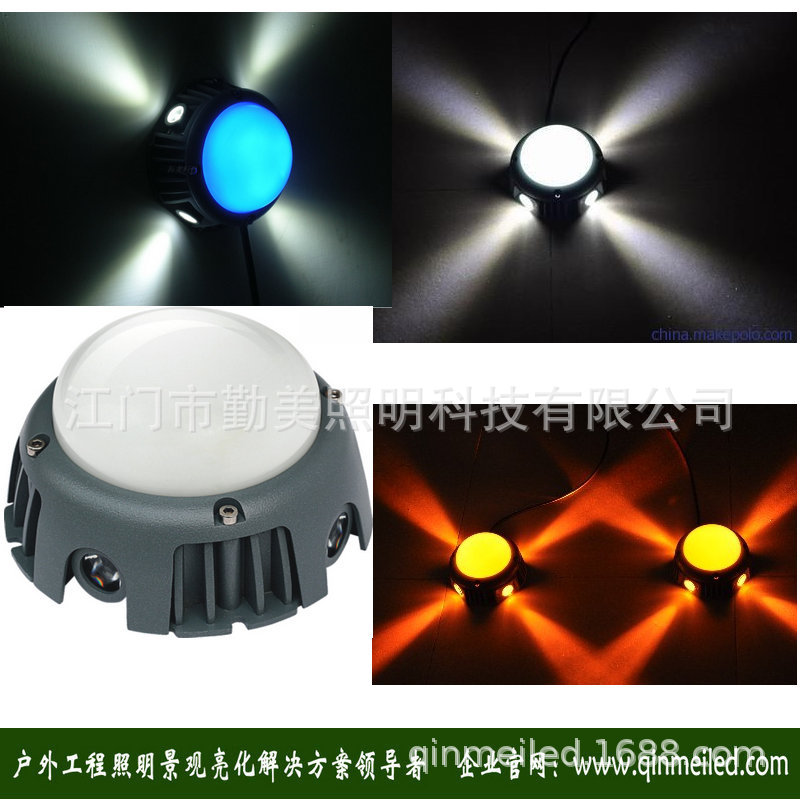供应LED水晶罩点光源/外控七彩点光源/彩色点状灯示例图10