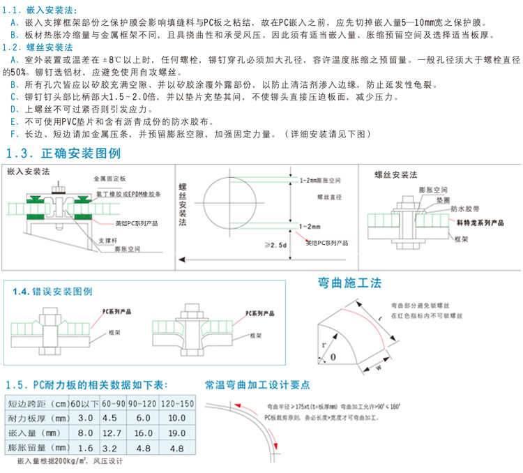 上海地区二层中空阳光板厂家透明10mm耐力板锁扣板车棚雨棚配件示例图169