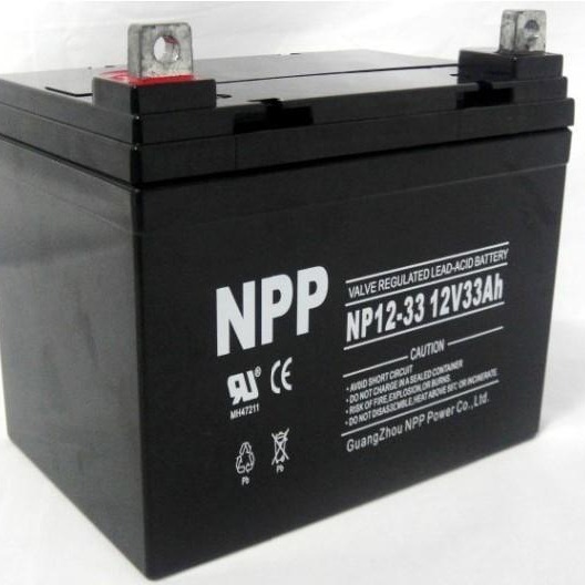 耐普12V33AH 耐普蓄电池NP12-33 铅酸免维护蓄电池 耐普蓄电池厂家 UPS专用蓄电池图片