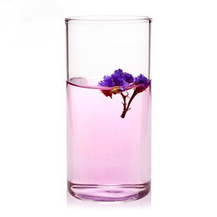 批发透明耐热玻璃直管茶水杯、玻璃办公杯耐高温单层茶水果汁杯图片