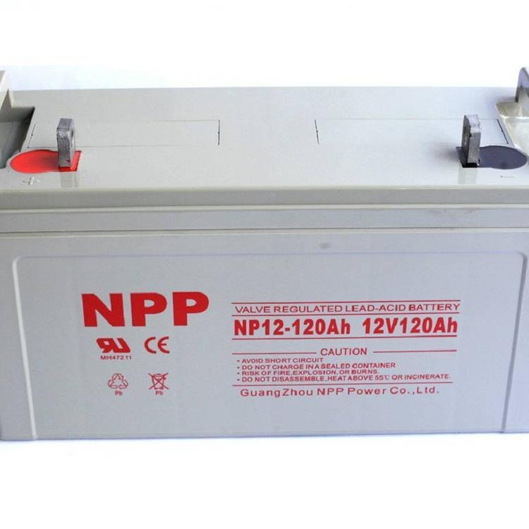 耐普蓄电池NP12-120 NPP耐普蓄电池12V120AH  铅酸免维护蓄电池  UPS/EPS电源专用