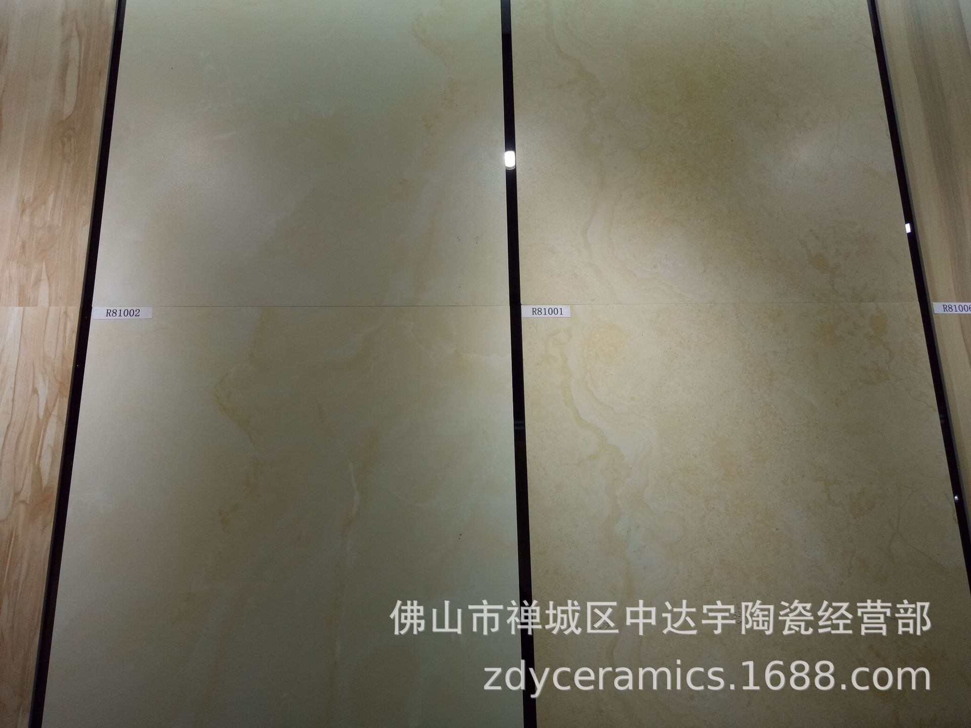 FSMJ800x800mm负离子木纹柔光仿古大理石酒店客厅卫生间地板瓷砖示例图9