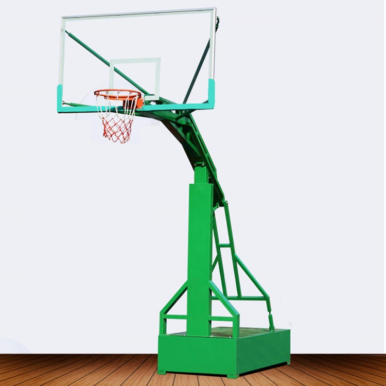 篮鲸文体篮球架 半箱式篮球架 户外广场篮球架 优质独臂篮球架 篮球架供应