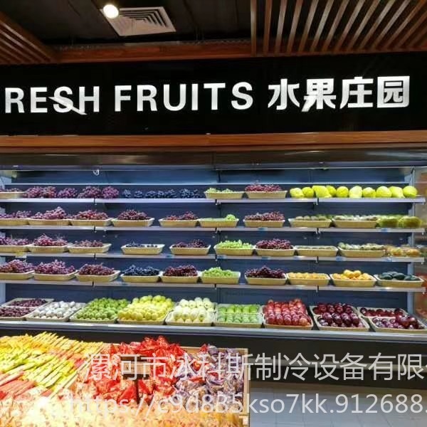 未来雪BKS-FMG-37-郑州风幕柜牌子   风幕柜价格 冷风柜定做厂家 水果保鲜柜