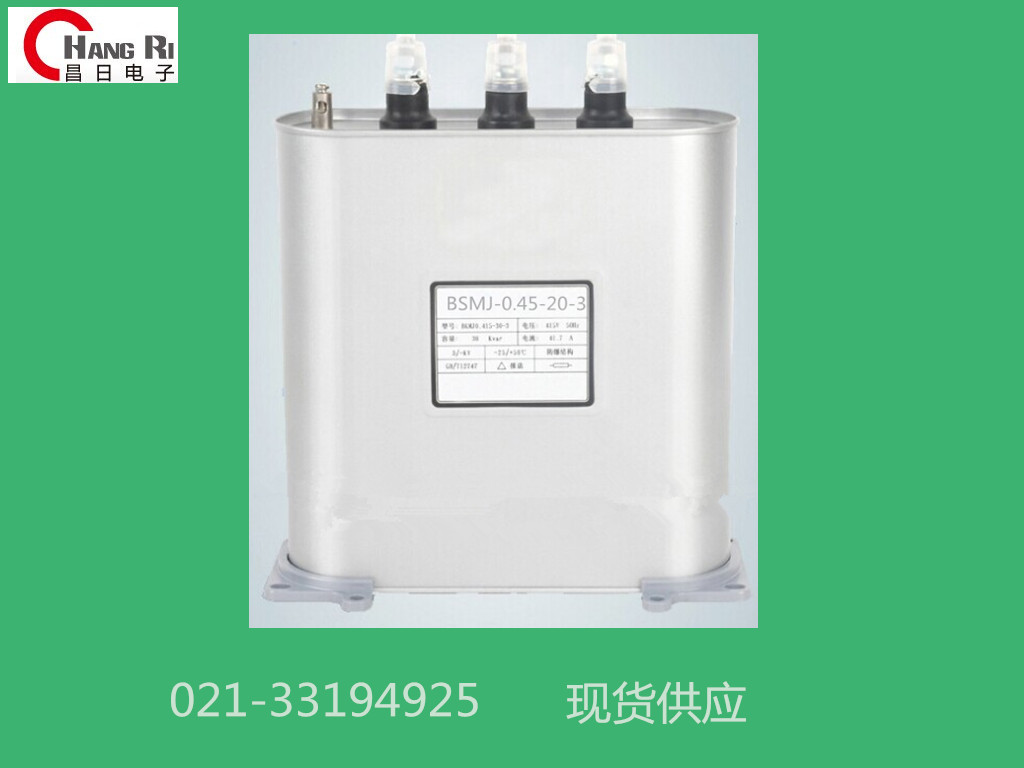 BSMJ0.45-20-3自愈式并联电容器 BSMJ系列 电力电容器现货供应