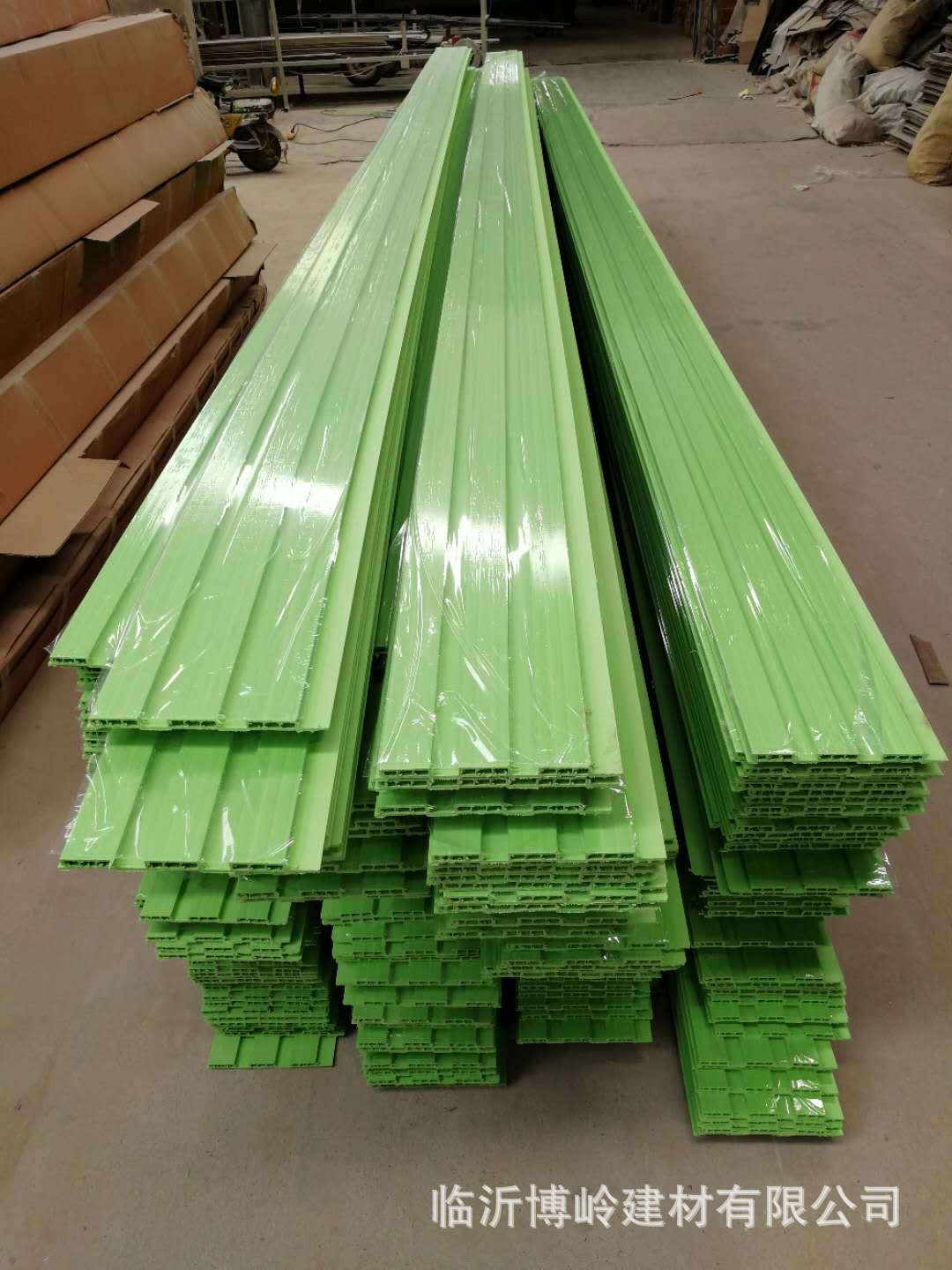 生态木墙板 150三角板 防潮阻燃吊顶材料 室内装饰PVC护墙板示例图5