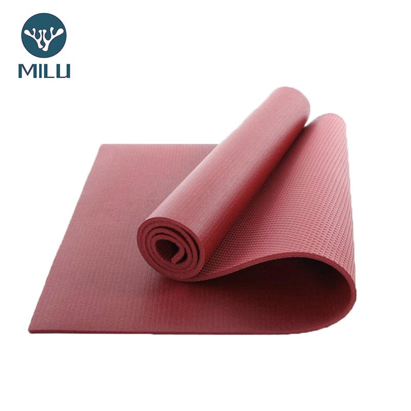 杭州工厂直销 来样加工定制瑜伽垫 生产PVC高密度 瑜伽垫瑜伽馆专用体位垫