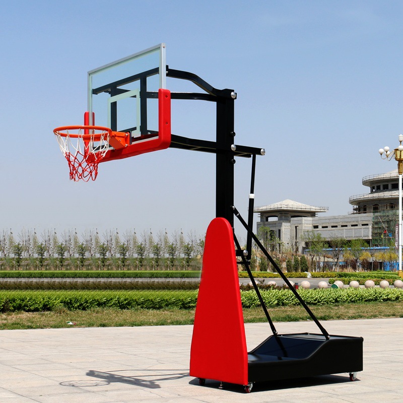 篮球架 幼儿园篮球架 篮球架 儿童 移动篮球架带轮 升降篮球架示例图2