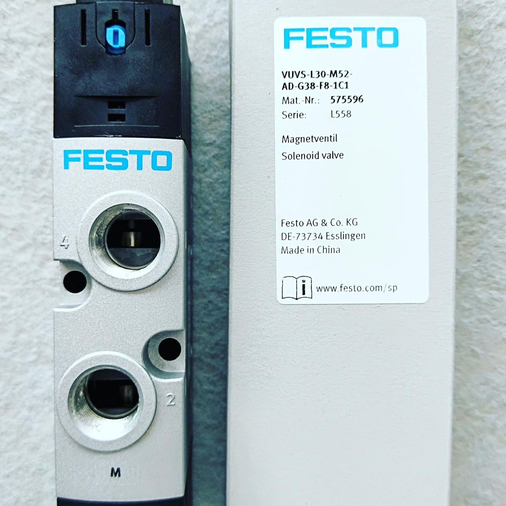 德国FESTO/费斯托VUVG-LK14-M52-AT-G18-1R8L-S电磁阀特价