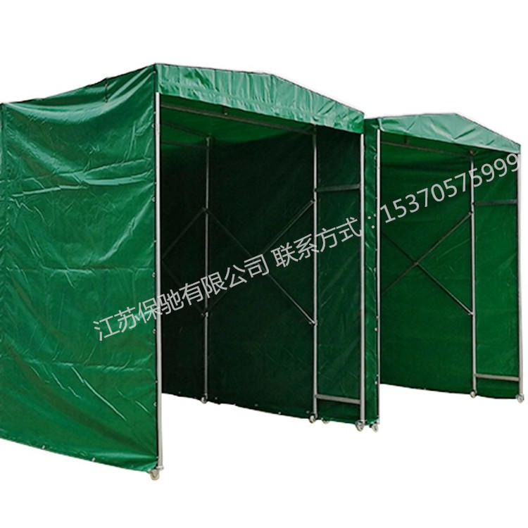 大排档帐篷遮阳棚伸缩式雨棚大型户外折叠活动移动仓库蓬推拉雨棚