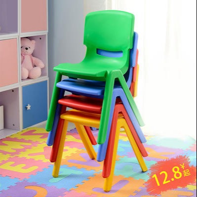 幼儿园椅子 加厚塑料靠背中小学生成人小凳子专用套装批发 儿童椅
