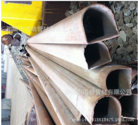 聊城D形管 马蹄管  优质异型D型钢管厂 现货价格规格全 厂家直销示例图3