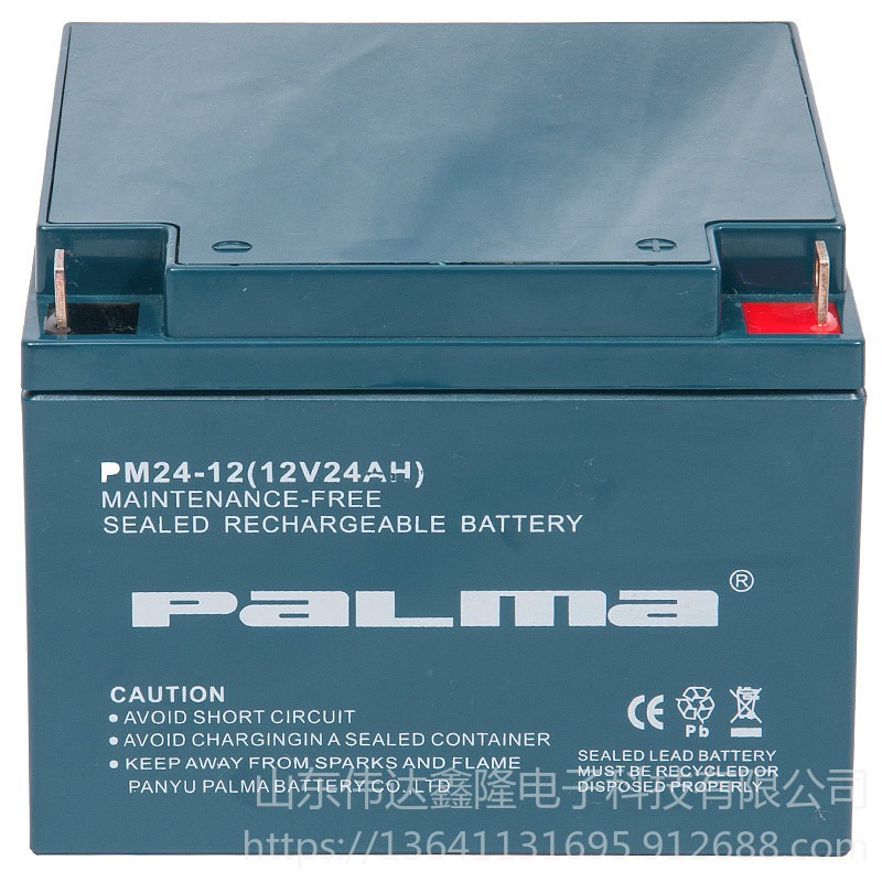 PM24-12蓄电池厂家PM24-12/12V24AH促销paLma蓄电池授权价格