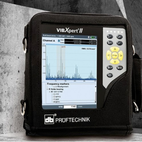 普卢福振动分析仪VIBXPERT II双通道现场动平衡仪 振动值频谱波形包络分析