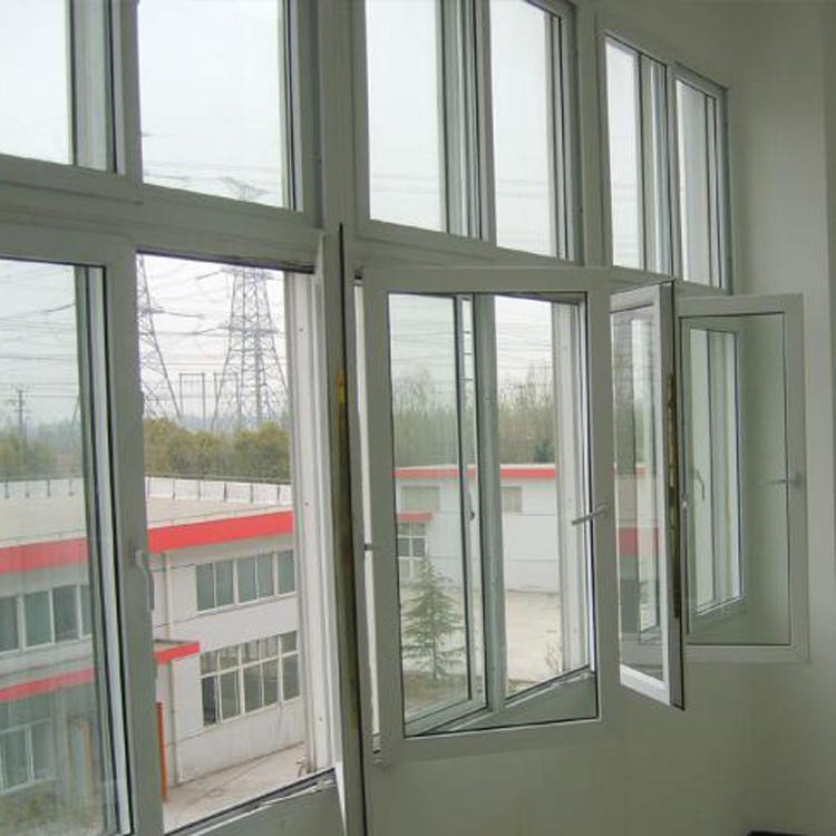 塑钢门窗厂家定制 pvc彩色中空玻璃塑钢窗 88系列建筑工程门窗 推拉窗平开窗定做