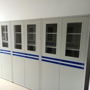 禄米 广东铝木材质样品柜 实验室家具LM-YPG52526