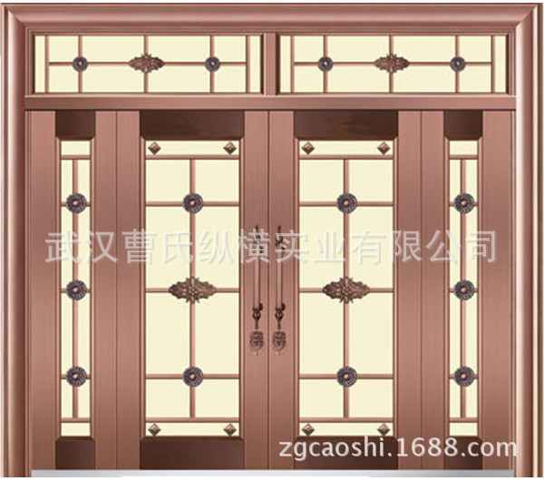 供应上海地区不锈钢铜门上海铜门价格上海不锈钢门价格别墅铜门示例图4
