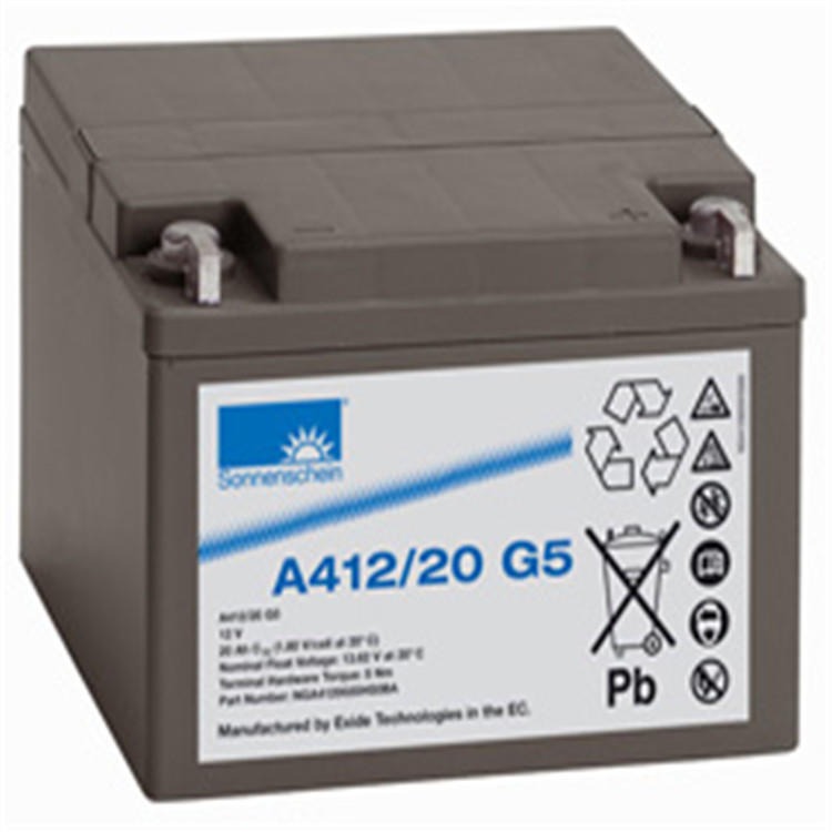 德国阳光蓄电池A412/20F10胶体蓄电池12V20AH免维护蓄电池