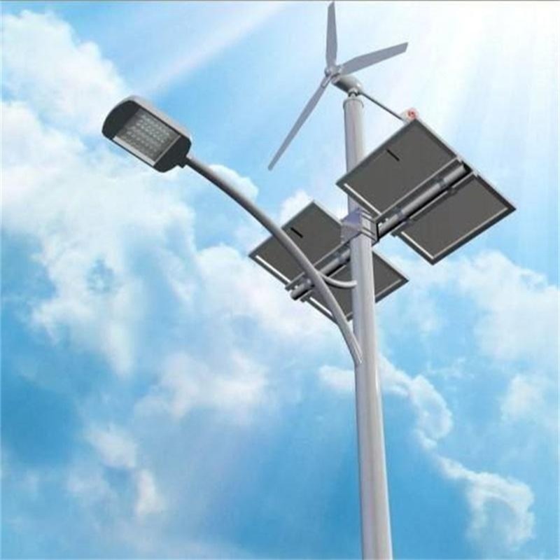 鑫永虹定制风光互补一体化太阳能灯 8米单臂LED风能太阳能路灯