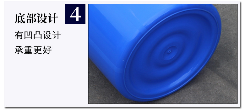 锦尚来厂家家用塑料水桶 50L摔不坏周转塑胶桶 提手塑料圆桶超厚示例图15