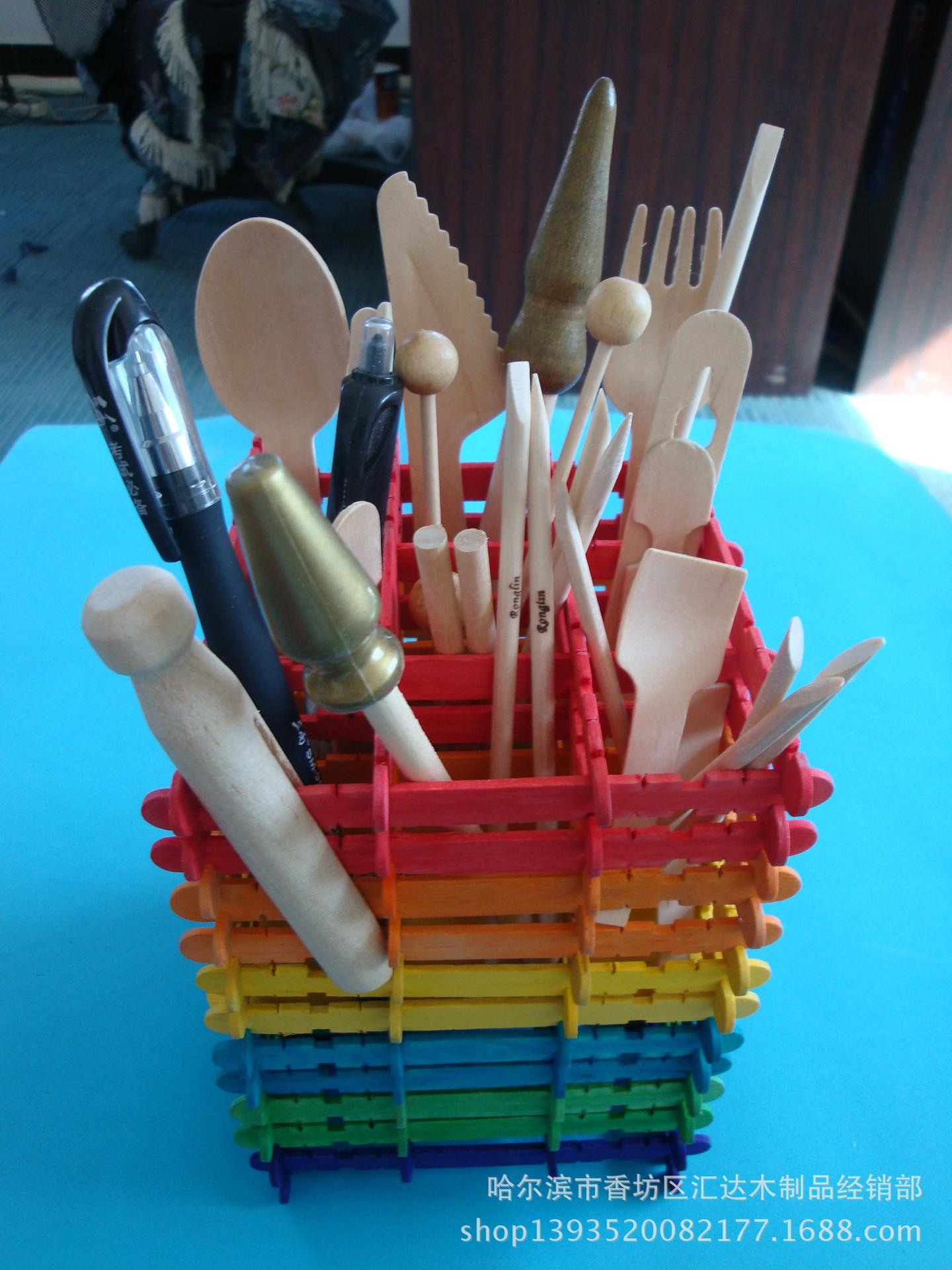 供应锯齿棒 木质锯齿棒 彩色锯齿棒  益智玩具锯齿棒
