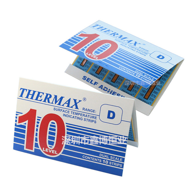 10格D型 温度测试纸|英国THERMAX温度测试纸 英国TCM温度美