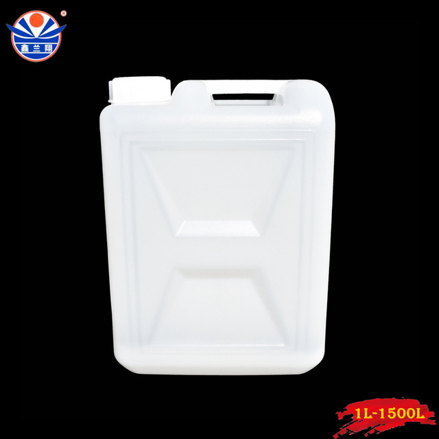 厂家直销12升塑料桶，方形12kg塑料桶，白色12L无标塑料桶图片