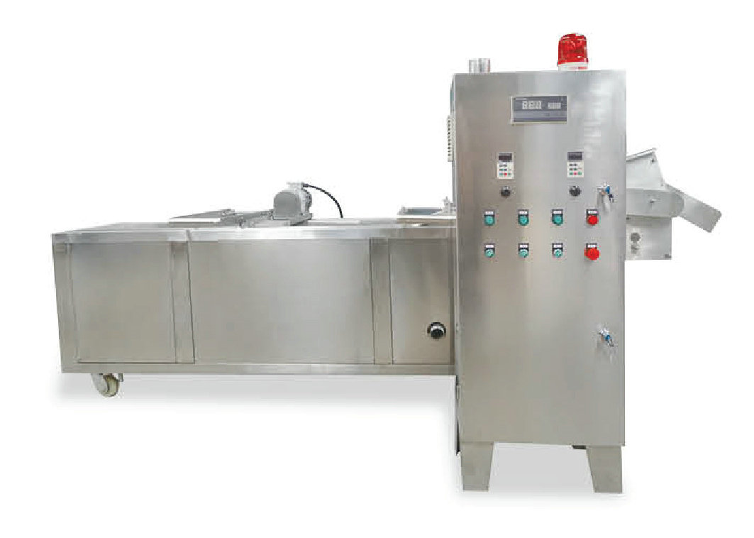 可加工定制 小型油炸流水线BKL-3000 休闲肉质食品加工机械设备示例图3