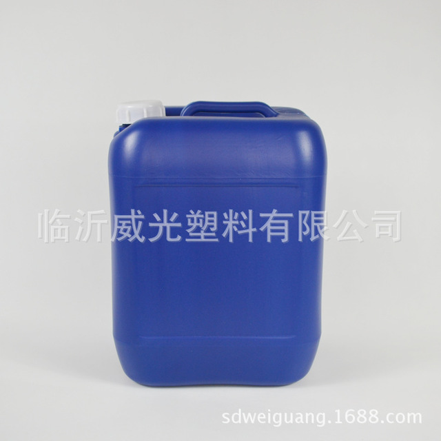 厂家直销小口20L塑料化工桶20公斤塑料桶蓝色20KG耐磨塑料桶