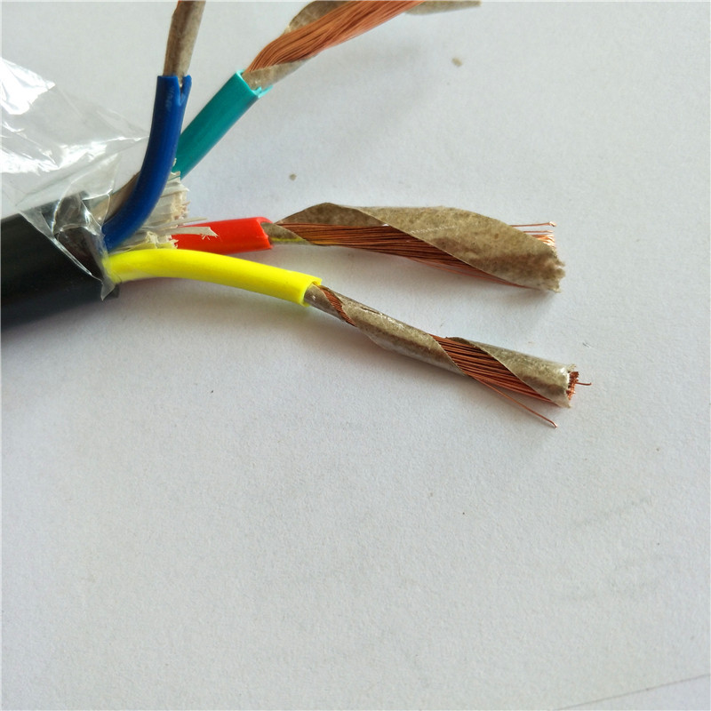 ZN RVVP2阻燃耐火铜带屏蔽软芯PVC护套电缆 耐火电源线示例图13
