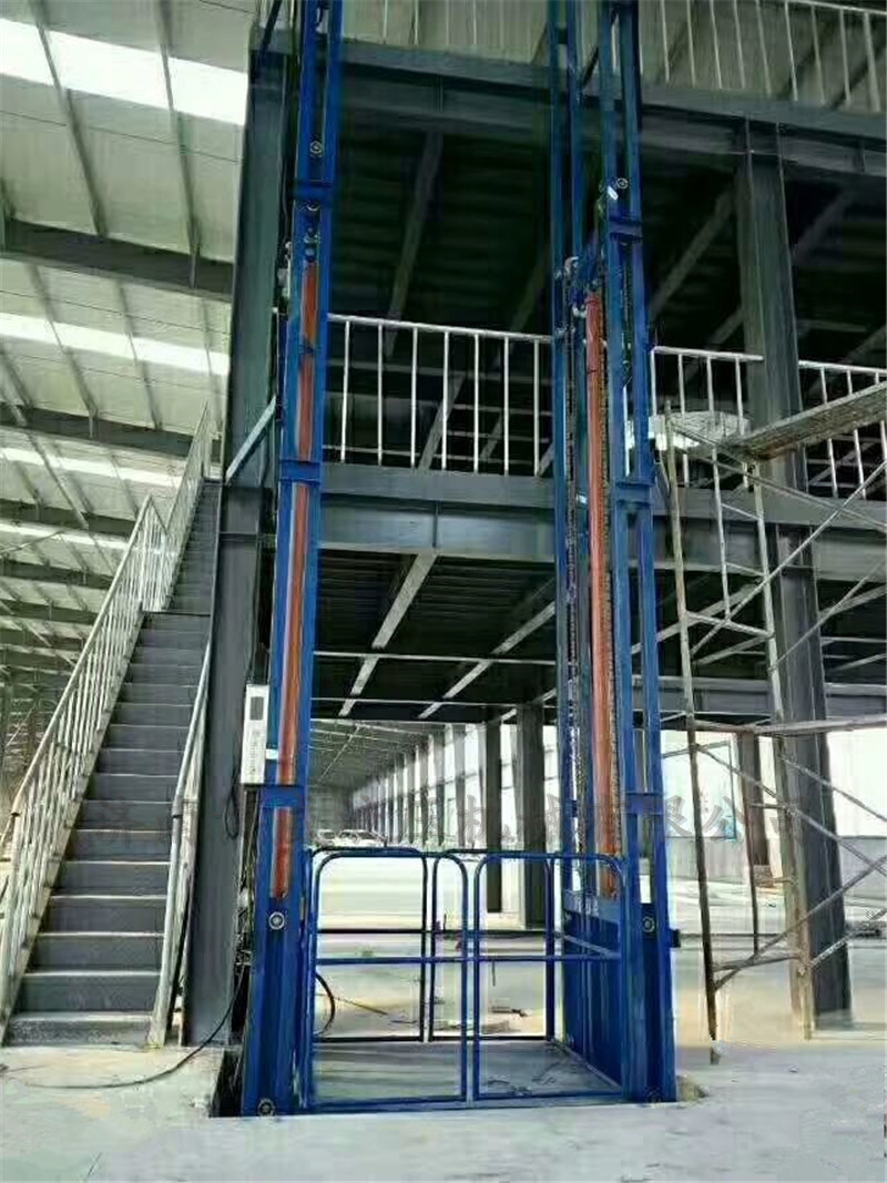 厂家供应5m 升降货梯 导轨式液压升降货梯单轨链条导轨式升降机示例图7