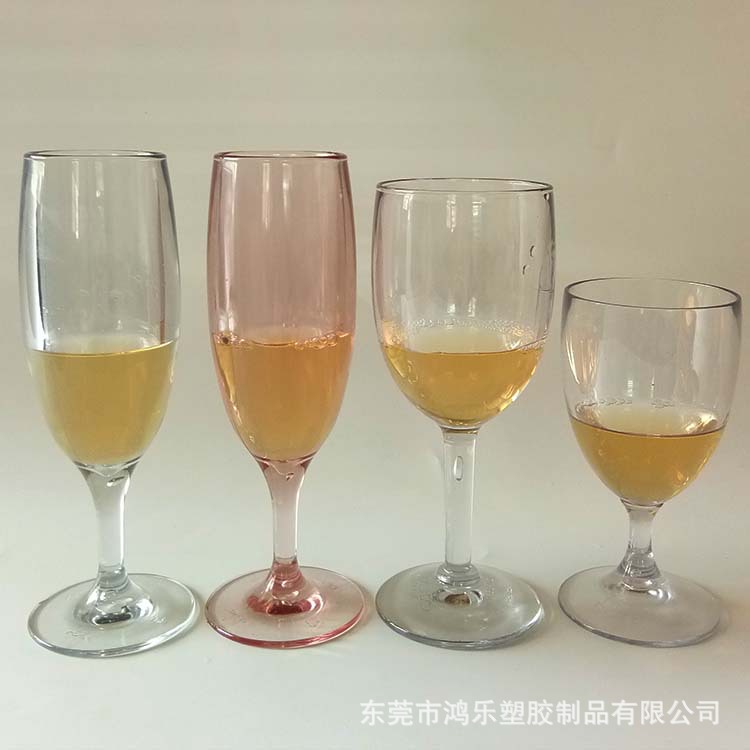 7oz塑料红酒杯厂家定制AS透明塑料葡萄酒杯0913创意杯示例图4