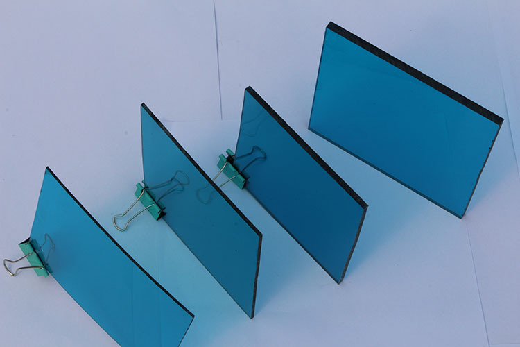 批发固邦透明湖蓝色PC耐力板拜耳全新原料聚碳酸酯蓝色阳光耐力板示例图7