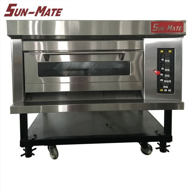 珠海三麦一层两盘电烤箱SEC-1Y商用单层电热烤箱Sun-Mate