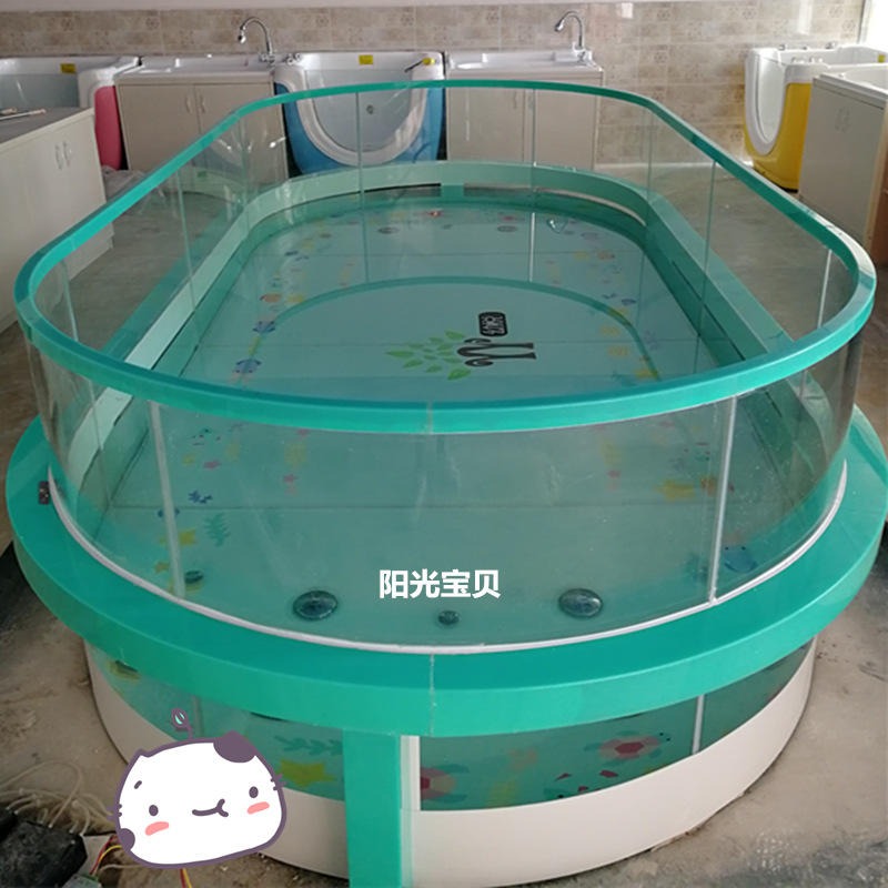 钢化玻璃游泳池，商用定制泳池，婴儿游泳池商用定制尺寸