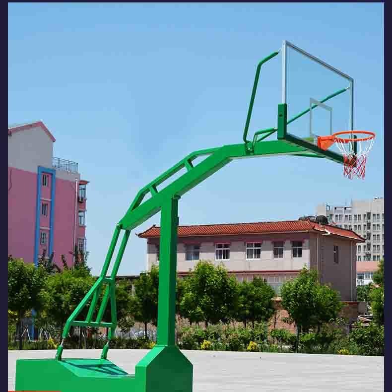 可升降篮球架 室外篮球架 小区广场篮球架 定做手动可升降篮球架 户外篮球架