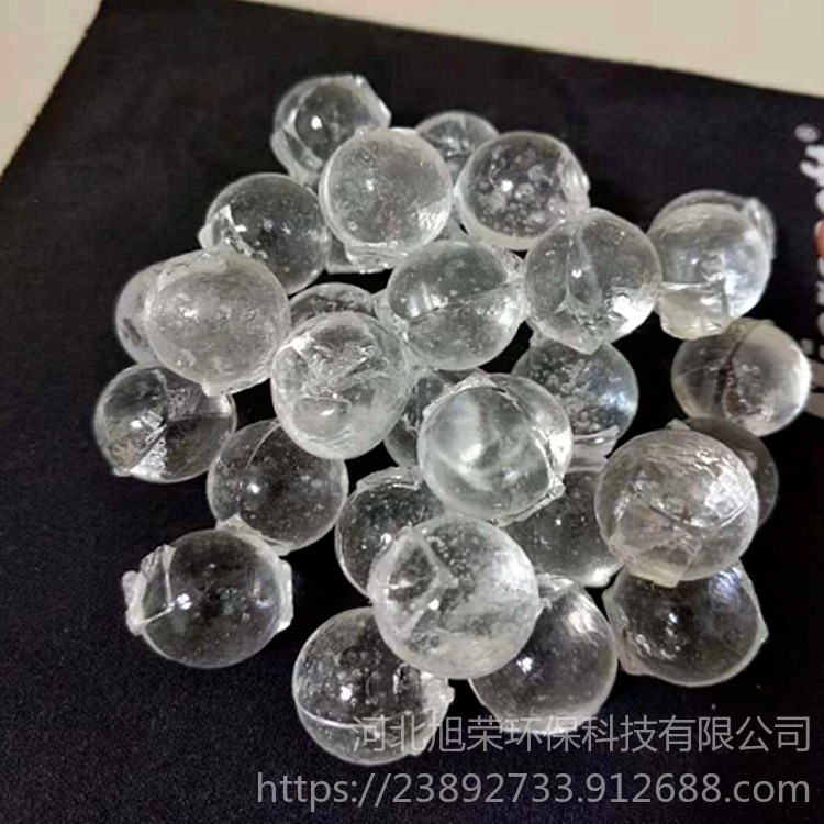 透明玻璃球饮水硅磷晶 旭荣供应硅磷晶 介休硅磷晶水处理设备图片
