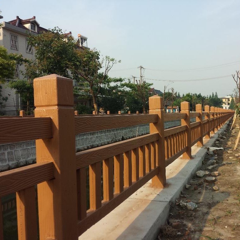 水泥栏杆厂家  1.5米-1.8米 安装施工 山韵仿木