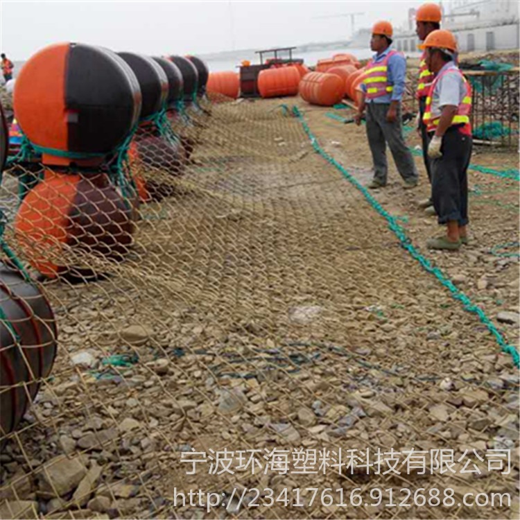 厦门海湾拦污网浮筒 定做超强聚乙烯浮筒 垃圾拦截漂浮桶