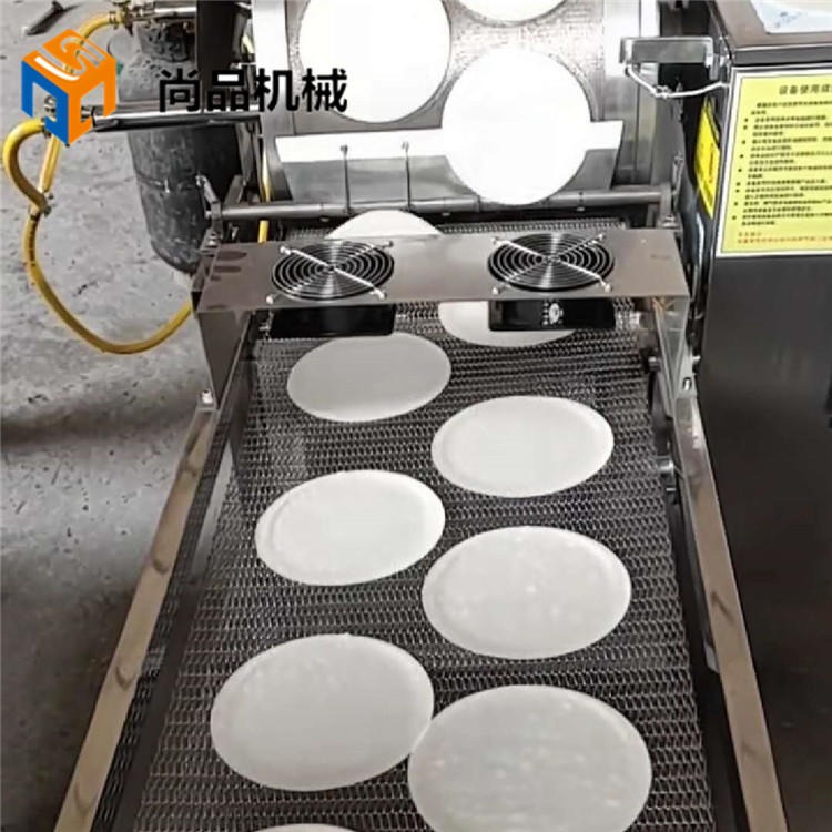 尚品KYB-300型烤鸭饼流水生产线 蛋皮机生产线厂家 定制包邮