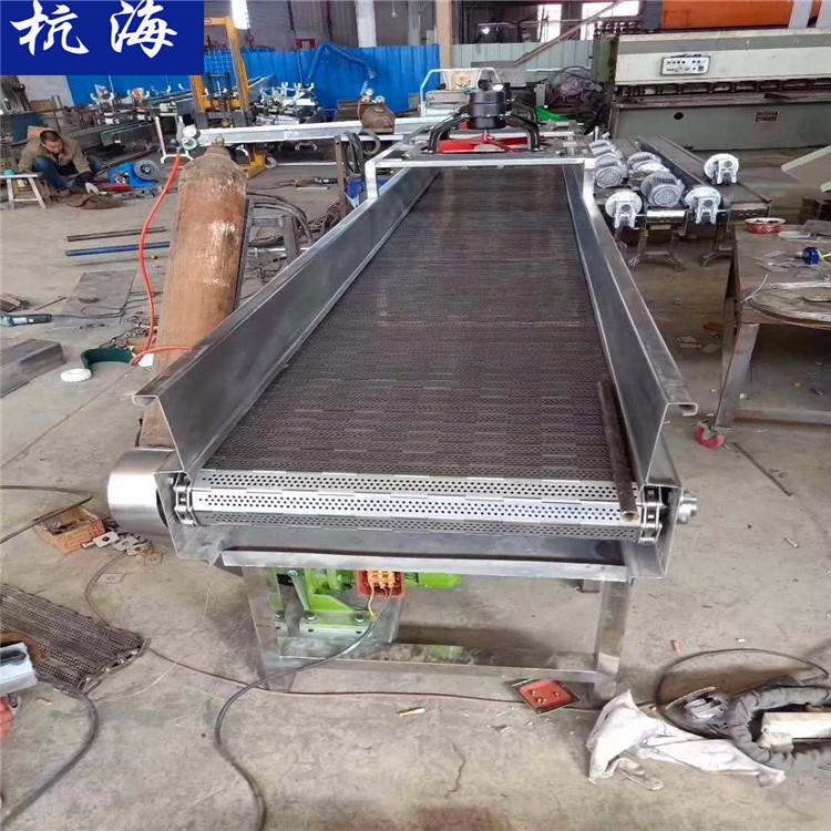 山东输送机厂家  链板输送机 不锈钢输送设备 杭海机械 输送设备流水线