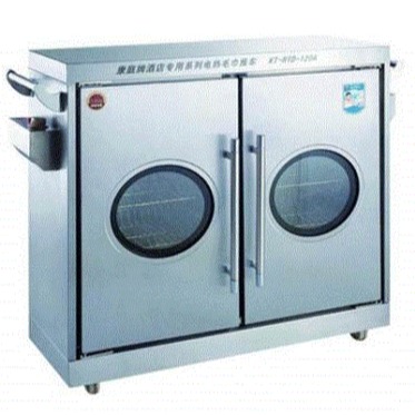 康庭KT-RTD-120A电热毛巾清洁柜不锈钢美发美容消毒柜商用保洁柜