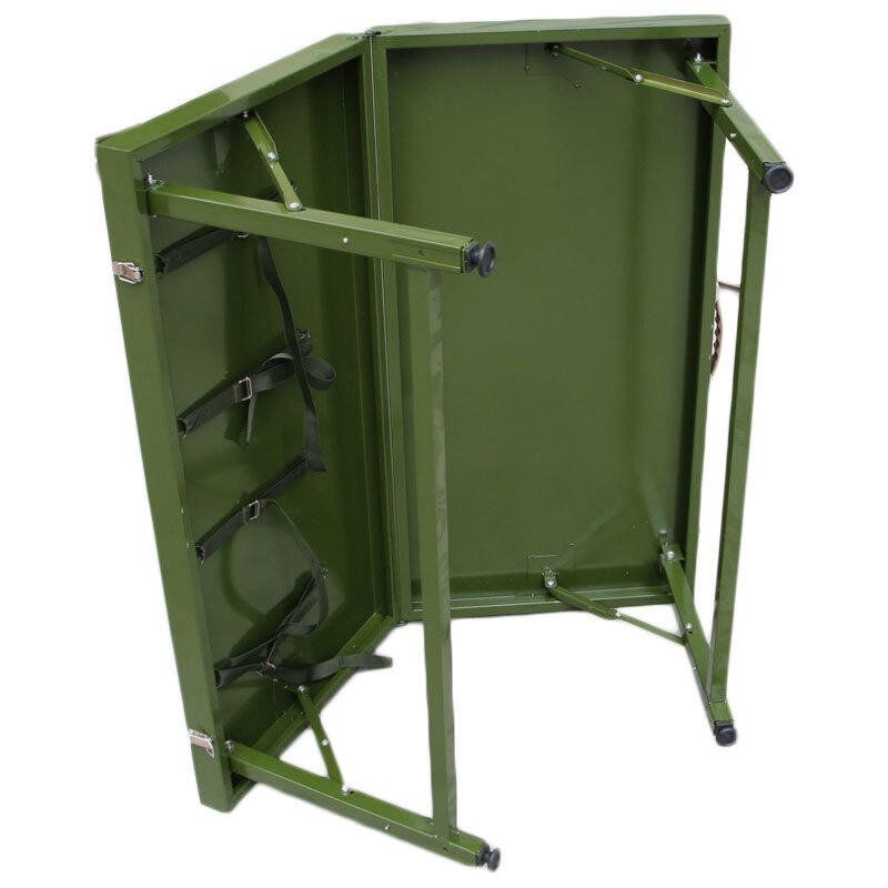 洛阳 YS-CZD 制式野战折叠桌 1.2乘1.2米野营折叠桌 军绿色折叠桌 1.2米野战餐桌图片